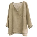 Heren T-shirt met lange mouwen T2191 5