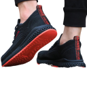 Heren werk schoenen ademend met luchtmesh en rubberen zool comfortabele schoenen voor werk en dagelijks gebruik 3