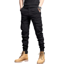 Heren werkbroek met toelopende pijpen Comfortabele werkbroek met zijzakken Duurzame broek voor werk en vrije tijd 1