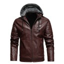 Heren winter leren jas F1080 5
