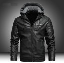 Heren winter leren jas F1080 1
