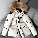 Heren winterjas met bont F1107 4