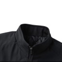 Heren winterjas met capuchon Geïsoleerde jas met rits en zakken Gewatteerde herenjas voor koud weer Warme winterjas polyester 3