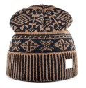 Heren wintermuts met kerstborduursel J2633 3