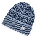 Heren wintermuts met kerstborduursel J2633 4