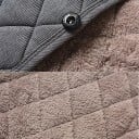 Heren wintervest Grijze winddichte vest met rits Duurzaam polyester Praktische zakken Warme winteruitvoering geschikt voor dagelijks comfortabel 2