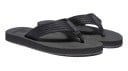 Heren zwarte zomer slippers met brede geweven band met visgraatpatroon Comfortabele sterke zool Materiaal EVA PVC en katoen 2