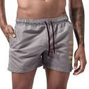 Heren zwembroeken Polyester Effen Met Jordan Opdruk Met Touwtje Zomer Strand en Zwembad Sport 8