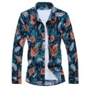 Herenoverhemd met bloemen F626 9
