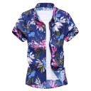 Herenoverhemd met bloemen F688 11