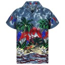 Herenoverhemd met palmbomen F553 7