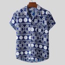 Herenoverhemd met patroon F434 29