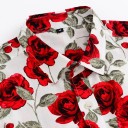 Herenoverhemd met rozen F633 2