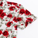 Herenoverhemd met rozen F633 3