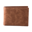 Herenportemonnee 11 x 8,5 cm PU-leer Neutrale kleuren Kaartvakken Ritsvak Compacte, stijlvolle portemonnee voor heren Praktische 1
