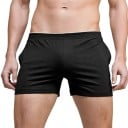 Herenpyjama korte shorts elastisch materiaal katoen viscose elastaan elastische taille losse pasvorm comfortabel slapen thuis dragen 2