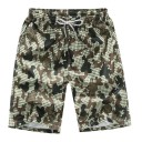 Herenshorts met militair patroon 2