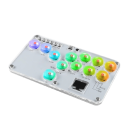 Herní klávesnice s RGB podsvícením 21x12 cm kompaktní ovladač kompatibilní PC PS4 Xbox Switch Steam pro gaming použití 2