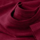 Herr klassisk stickad tröja med långa ärmar Enfärgad mjuk lätt avslappnad tröja Polyester Rund halsringning Olika färger 26