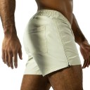 Herr sommarsportshorts Snabbtorkande Andningsbar Svetttransporterande Dragsko Dragkedja i sidan Lätt material för träning och fritid 3