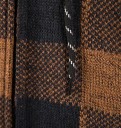 Herr vinter rutigt kardigan med huva och dragkedja Stilig varm tröja med långa ärmar Höst- och vinterkläder Polyester Olika färger 3
