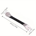 Herramienta de acero inoxidable para desmontar radio y tapicería de coche 20x3 cm Palanca para paneles interiores Separador de clips para reparaciones de coches y motos 3