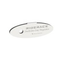 Herramienta de ajuste de frenos de disco de bicicleta 55 x 20 mm Medidor ovalado de acero inoxidable para ajustar el espacio entre las pastillas 1