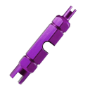Herramienta de aluminio para desmontaje de válvulas de neumáticos Presta y Schrader 55 x 9,7 mm Eliminador de válvulas preciso Accesorios para ciclismo 8