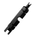 Herramienta de aluminio para desmontaje de válvulas de neumáticos Presta y Schrader 55 x 9,7 mm Eliminador de válvulas preciso Accesorios para ciclismo 5