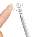 Herramienta de manicura de 7 pines para decoración 3D y pintura de uñas 1,2 x 13 cm Lápiz ultradelgado de acero inoxidable para diseño profesional 5