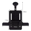 Herramienta de montaje de puertas de gabinete de plástico ABS, ayuda de ajuste preciso, tope de tablero de 10-60 mm, herramienta de montaje para muebles 2