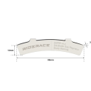 Herramienta para el ajuste de frenos de disco de bicicleta 85 x 14 mm Medidor cuadrado de acero inoxidable para el ajuste del espacio 2