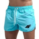 Herrbadshorts Snabbtorkande badkläder med dragsko Lätt material för stranden och poolen Bekväma sommarbadkläder med foder 4