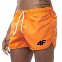 Herrbadshorts Snabbtorkande badkläder med dragsko Lätt material för stranden och poolen Bekväma sommarbadkläder med foder 9