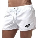 Herrbadshorts Snabbtorkande badkläder med dragsko Lätt material för stranden och poolen Bekväma sommarbadkläder med foder 2