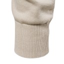 Herrbavlnnensvetr med långa ärmar och rund hals Enkelstickad tröja Elegant fritidsmode Höst- och vinterkläder 4