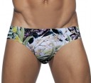 Herre badedragt med blomsterprint F925 8