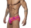 Herre badedragt med blomsterprint F925 1