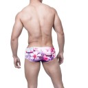 Herre badedragt med blomsterprint 3