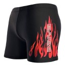 Herre badedragt med flammer F965 2