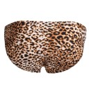 Herre badedragt med leopardprint F975 3