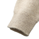Herre cardigan med lynlås i uld med lange ærmer Enfarvet striktrøje med O-hals Elegant vintermode Stilfuld trøje Forskellige farver 5