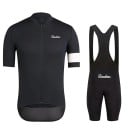 Herre cykelsæt Trøje med korte ærmer og fuld lynlås Selvbærende shorts med polstring Elastisk materiale 80% polyester og 20% spandex Til 1