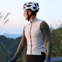Herre cykelsportstrøje med lange ærmer og lynlås til koldere vejr til cykling, sport og udendørs aktiviteter 4