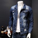 Herre denimjakke F1106 2