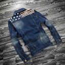 Herre denimjakke F1203 2