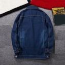 Herre denimjakke F1219 1
