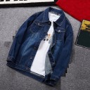 Herre denimjakke F1219 2