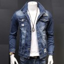 Herre denimjakke F1240 1