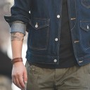 Herre denimjakke F1275 2